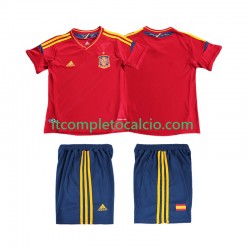 Maglia Spagna 2012 Retro Divisa Home Manica Corta ,Bambino
