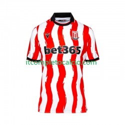 Maglia Stoke City Divisa Home 2025-2026 Manica Corta ,Uomo