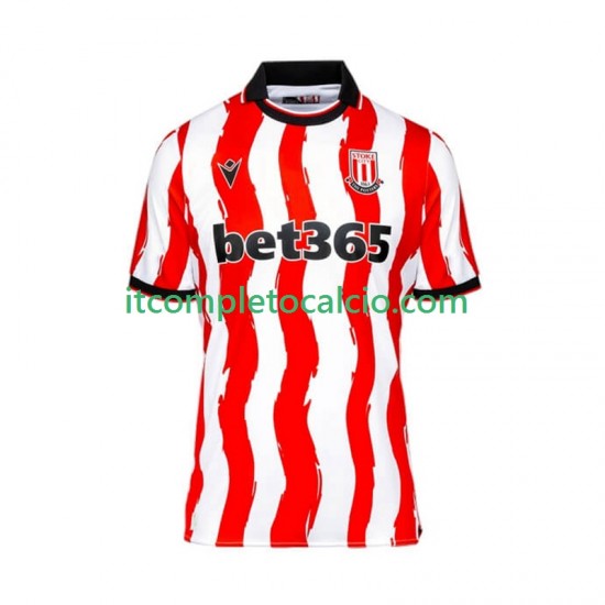 Maglia Stoke City Divisa Home 2025-2026 Manica Corta ,Uomo
