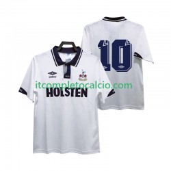 Maglia Tottenham Hotspur 10 1991 1993 Retro Divisa Home Manica Corta ,Uomo