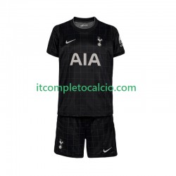 Maglia Tottenham Hotspur Divisa Away 2025-2026 Manica Corta ,Bambino