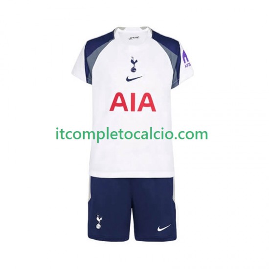 Maglia Tottenham Hotspur Divisa Home 2025-2026 Manica Corta ,Bambino