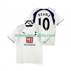 Maglia Tottenham Hotspur Keane 10 2007 Retro Divisa Home 2006 Manica Corta ,Uomo