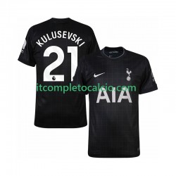 Maglia Tottenham Hotspur Kulusevski 21 Divisa Away 2025-2026 Manica Corta ,Uomo