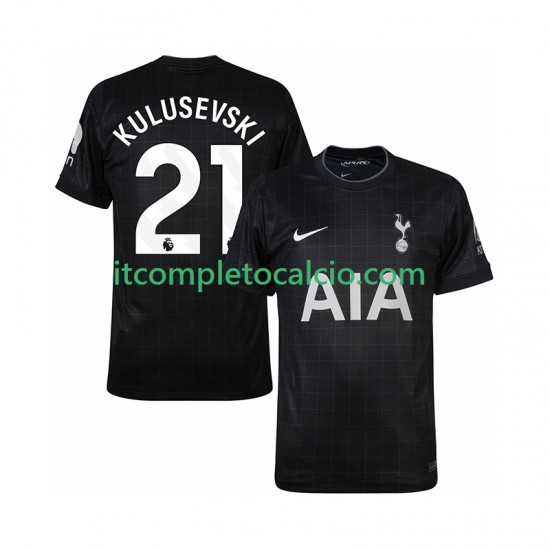 Maglia Tottenham Hotspur Kulusevski 21 Divisa Away 2025-2026 Manica Corta ,Uomo