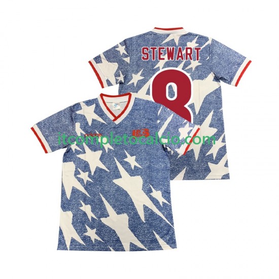 Maglia Stati Uniti STEWART 8 Retro Divisa Away 1994 Manica Corta ,Uomo