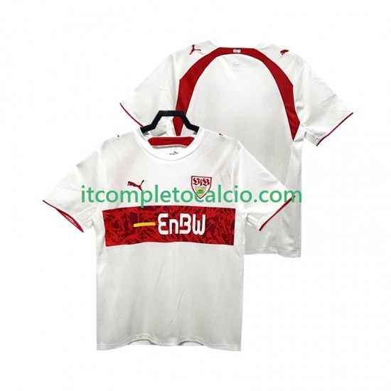 Maglia VfB Stuttgart 2007 Retro Divisa Home 2006 Manica Corta ,Uomo