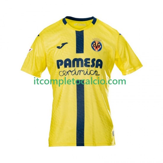 Maglia Villarreal CF Divisa Home 2025-2026 Manica Corta ,Uomo