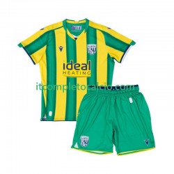 Maglia West Bromwich Albion Divisa Away 2025-2026 Manica Corta ,Bambino