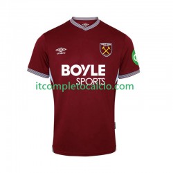 Maglia West Ham United Divisa Home 2025-2026 Manica Corta ,Uomo