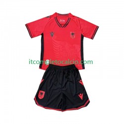 Maglia Albania Divisa Home 2026 Manica Corta ,Bambino