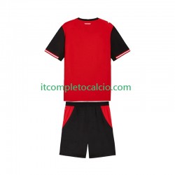 Maglia Austria Divisa Home Mondiali 2026 Manica Corta ,Bambino
