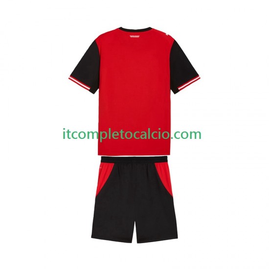 Maglia Austria Divisa Home Mondiali 2026 Manica Corta ,Bambino
