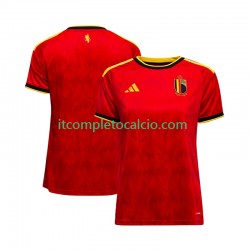 Maglia Belgio Divisa Home Mondiali 2026 Manica Corta ,Donne