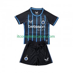 Maglia Club Brugge Divisa Home 2025-2026 Manica Corta ,Bambino