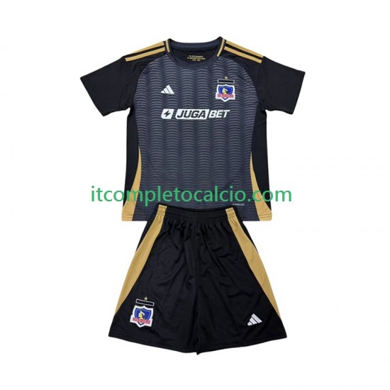 Maglia Colo-Colo Divisa Away 2025-2026 Manica Corta ,Bambino