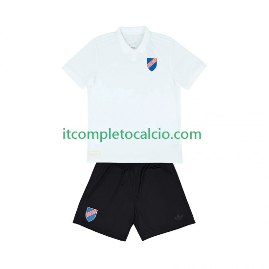 Maglia Colo-Colo Centenary Divisa Home 2025-2026 Manica Corta ,Bambino