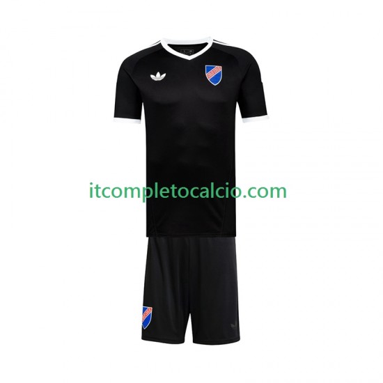 Maglia Colo-Colo Centenary Portiere Divisa Home 2025-2026 Manica Corta ,Bambino
