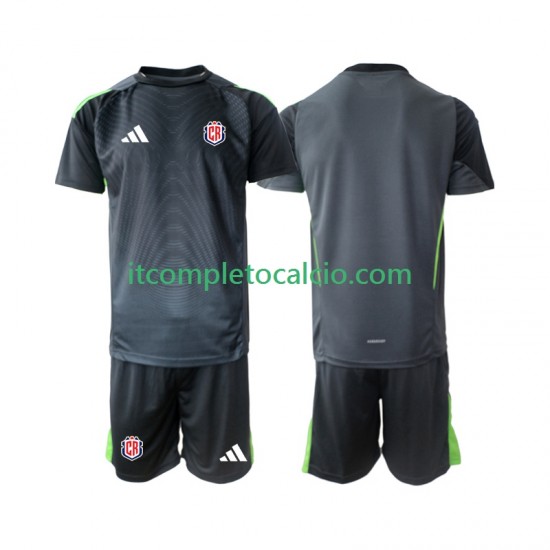 Maglia Costa Rica Portiere Divisa Away 2025 Manica Corta ,Bambino
