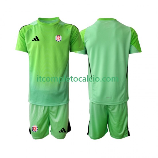 Maglia Costa Rica Portiere Divisa Home 2025 Manica Corta ,Bambino