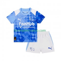 Maglia Derby County Terza Divisa 2025-2026 Manica Corta ,Bambino