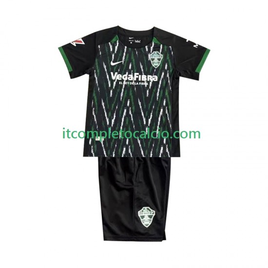 Maglia Elche CF Divisa Away 2025-2026 Manica Corta ,Bambino