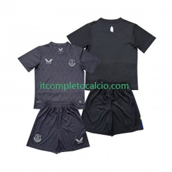 Maglia Everton Portiere Divisa Away 2025-2026 Manica Corta ,Bambino