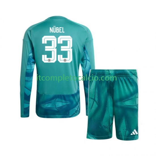 Maglia Germania Alexander Nubel 33 Portiere Divisa Home Mondiali 2026 Manica Lunga ,Bambino