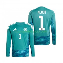 Maglia Germania Manuel Neuer 1 Portiere Divisa Home Mondiali 2026 Manica Lunga ,Uomo