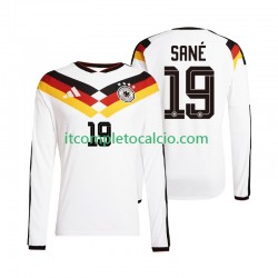 Maglia Germania Leroy Sane 19 Divisa Home Mondiali 2026 Manica Lunga ,Uomo