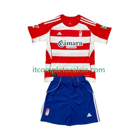 Maglia Granada Divisa Home 2025-2026 Manica Corta ,Bambino