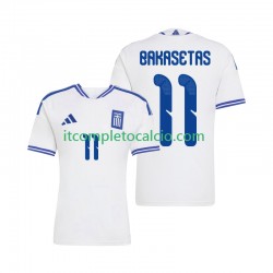 Maglia Grecia Anastasios Bakasetas 11 Divisa Home 2026 Manica Corta ,Uomo