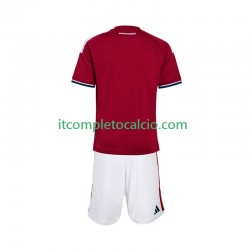 Maglia Ungheria Divisa Home Mondiali 2026 Manica Corta ,Bambino