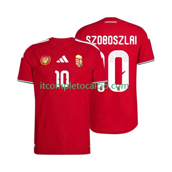 Maglia Ungheria Szoboszlai 10 Divisa Home Mondiali 2026 Manica Corta ,Uomo