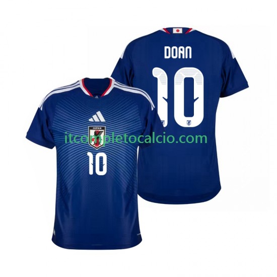 Maglia Giappone Ritsu Doan 10 Divisa Home Mondiali 2026 Manica Corta ,Uomo
