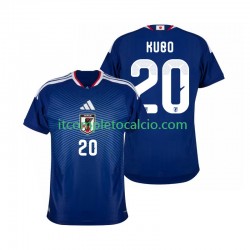 Maglia Giappone Kubo 20 Divisa Home Mondiali 2026 Manica Corta ,Uomo