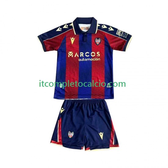 Maglia Levante Divisa Home 2025-2026 Manica Corta ,Bambino