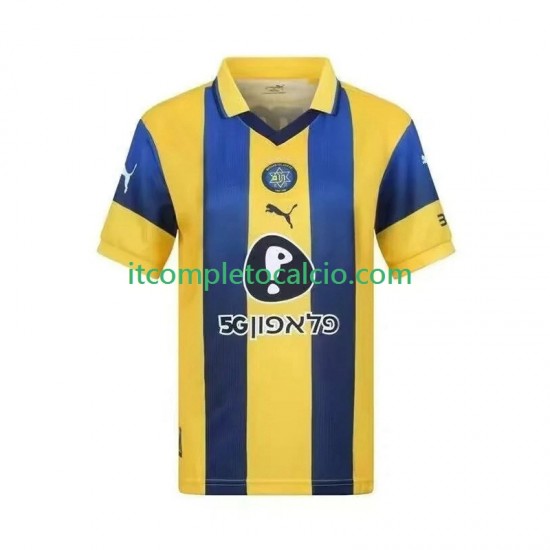 Maglia Maccabi Tel Aviv Divisa Home 2025-2026 Manica Corta ,Uomo
