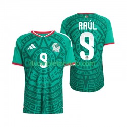 Maglia Messico Raul Jimenez 9 Divisa Home Mondiali 2026 Manica Corta ,Uomo