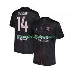 Maglia Paris Saint-Germain Desire Doue 14 Quarto Divisa 2025-2026 Manica Corta ,Uomo