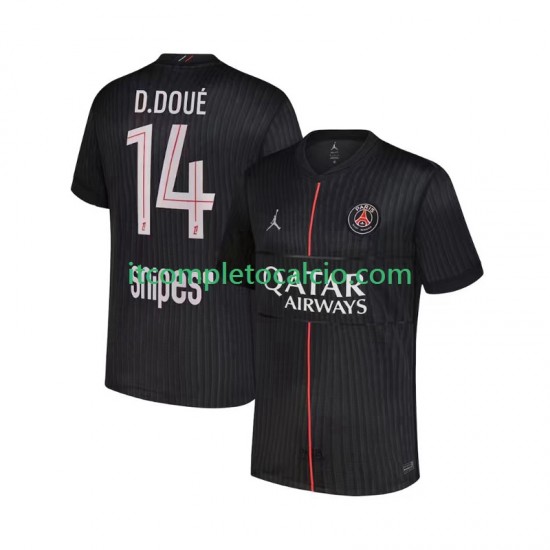 Maglia Paris Saint-Germain Desire Doue 14 Quarto Divisa 2025-2026 Manica Corta ,Uomo