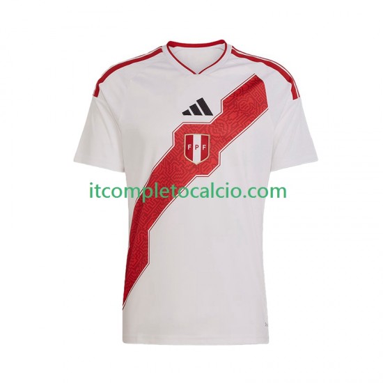 Maglia Perù Divisa Home 2026 Manica Corta ,Uomo