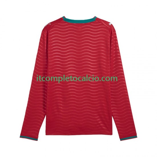 Maglia Portogallo Divisa Home Mondiali 2026 Manica Lunga ,Uomo