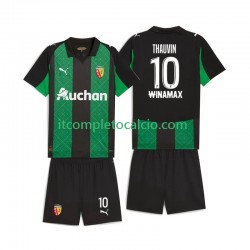 Maglia RC Lens Florian Thauvin 10 Divisa Away 2025-2026 Manica Corta ,Bambino