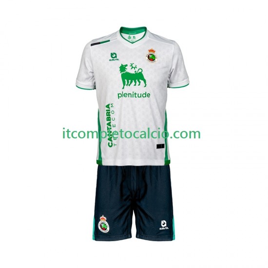 Maglia Santander Divisa Home 2025-2026 Manica Corta ,Bambino