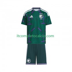 Maglia Arabia Saudita Divisa Home Mondiali 2026 Manica Corta ,Bambino