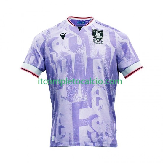 Maglia Sheffield Wednesday Divisa Away 2025-2026 Manica Corta ,Uomo