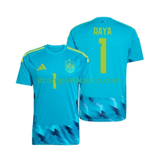 Maglia Spagna David Raya 1 Portiere Divisa Home Mondiali 2026 Manica Corta ,Uomo