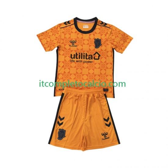 Maglia Sunderland Portiere Terza Divisa 2025-2026 Manica Corta ,Bambino