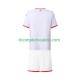 Maglia Tunisia Divisa Away 2025 Manica Corta ,Bambino